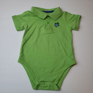 Jumping Beans Boys Polo Onesie Size 6-9 Months